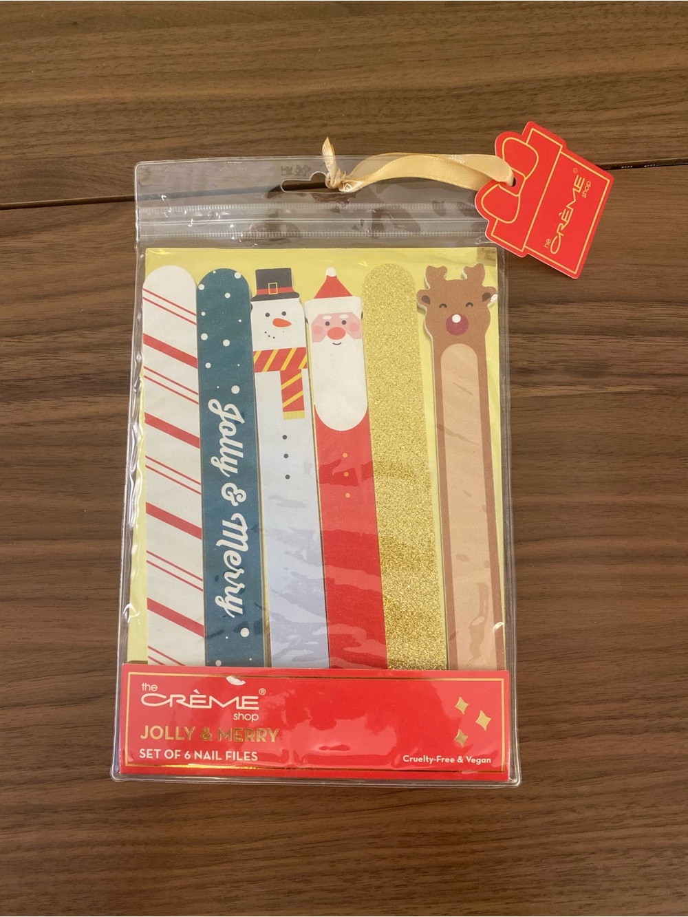 The Crème Shop Jolly & Merry Nail File Set - Holiday Colors